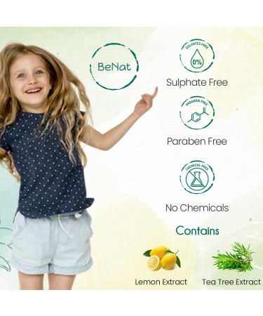 BeNat All Natural Deodorant for Kids and Teens - Aluminum-Free, Carcinogen-Free, Clinically Proven Safe for Boys and Girls - Buy Online on GoSupps.com