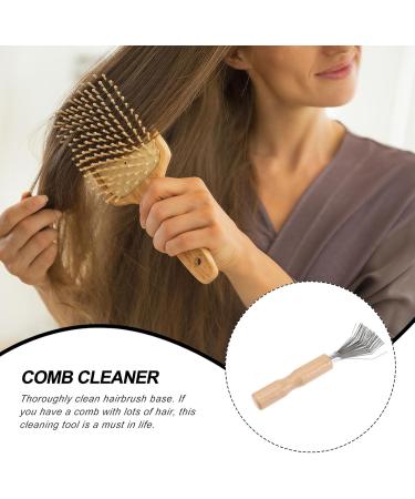 Alipis 2 pi ces Peigne Nettoyant avec Griffes M talliques Outil de Nettoyage pour Brosses et Peignes Manche Bois Ergonomique pour liminer les Poils et Salet s Efficacement - Buy Online on GoSupps.com