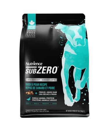 Nutrience Subzero Limited Ingredient Dog Food - Duck and Pear Recipe - 1.8 kg (4 lb) Duck & Pear 1.8 kg (Pack of 1)