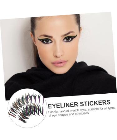  Didiseaon Didiseaon 120 Pairs of Eyeliner Stickers Double Eyelid Stickers Stich Strips Double Eyelid Stickers Eye Shadow Stickers Glitter Eyelid Stickers - Buy Online on GoSupps.com