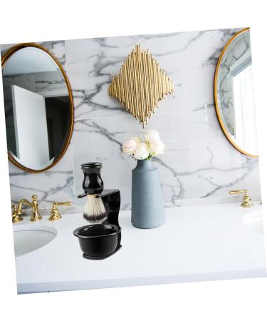 Premium Grooming & Shaving Stand Kit | Razor Brush Holder Soap Bowl Rack & Organizer for Travel - Safety Razor Rack & Shaving Tool Storage - Buy Online on GoSupps.com