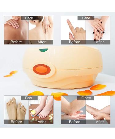 Swawis 200W Paraffin Bath Set for Hands & Feet | Moisturizing Paraffin Wax with Accessories & 2x450g Rosa Wax | Orange Paraffin Spa Supplies - Buy Online on GoSupps.com