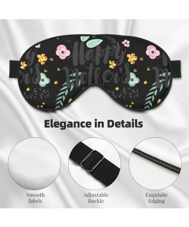 Happy Mother's Day Adjustable Double-Sided Sleep Mask - Soft Eye Covers for Perfect Shading & Reduced Eye Edema - Buy Online on GoSupps.com