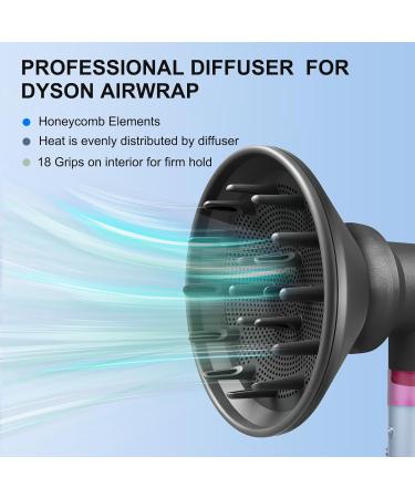 Gray Diffuser & Adaptor for Dyson Airwrap Styler - Convert Curling Styler to Hair Dryer - Buy Online on GoSupps.com