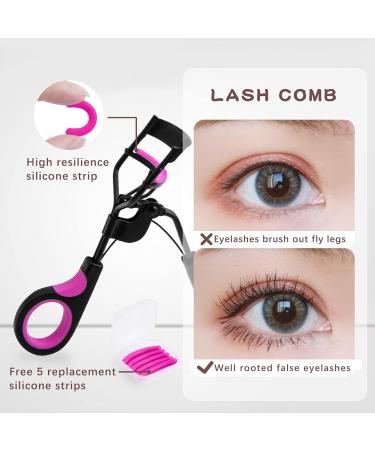 3 in 1 Eyelash Application Tool Kit - Curler Clip Tweezers & Comb for Perfect Eye Makeup | 3Pcs Eyelashes Buddy Set - Convenient & Effective Eyelash Tools - Buy Online on GoSupps.com