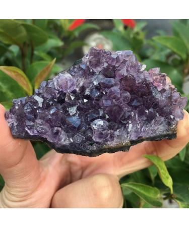 60-70g Natural Dream Amethyst Quartz Crystal Cluster Specimen