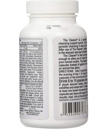 Cleanse & Detox with The Cleaner 7Day Men's Formula - 52 Capsules - Buy Online on GoSupps.com