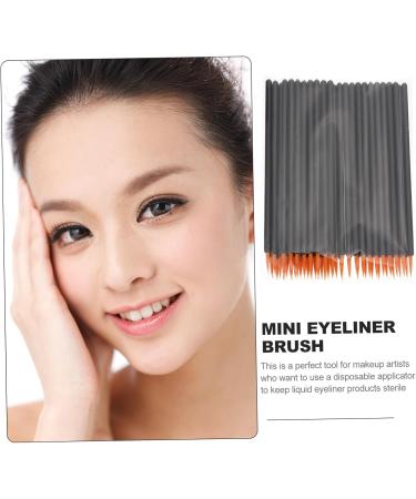 Gogogmee 100pcs Disposable Eyeliner Brush Cosmetic Brush Cosmetic Eye Wands Gel Liner Eyeliner Cosmetic Tools 9x6.5cm As Shown - Buy Online on GoSupps.com