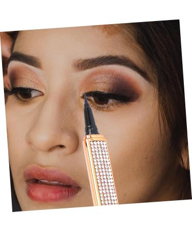 Mikinona Lash Accessories 3pcs Eyeliner Eyelash Tool Smudgeproof Lining Pens Makeup Supplies Printing Miss Gold and Silver - Buy Online on GoSupps.com