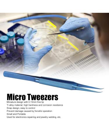 Ti Alloy Micro Tweezers 0.15mm Fine Point for Electronics Repair Anti Magnetic - Buy Online on GoSupps.com