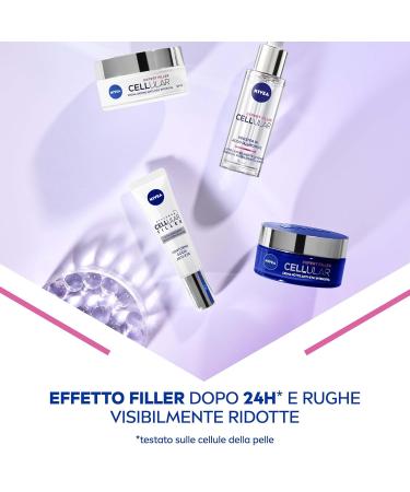 NIVEA Cellular Expert Filler Hyaluronic Replumping Serum Lightweight Hydrating Facial Serum with Pure Micro-Hyaluronic Acid & Glycerin for Smooth Radiant Healthy-Looking Skin 30 ml - Buy Online on GoSupps.com