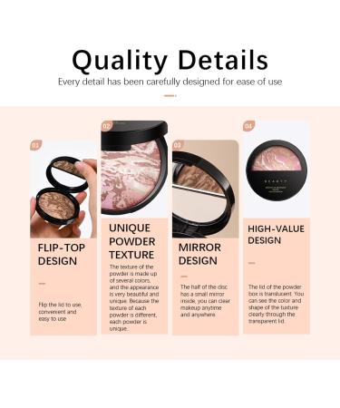 Baked Powder Foundation Setting & Finishing Powder for Long-lasting Natural Makeup - Oil Control Brightening and Lightweight Formula (#2 Tan Foundation) 11 g (Pack of 1) #2 Tan - Buy Online on GoSupps.com