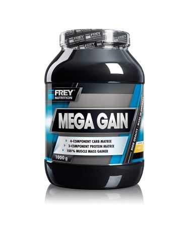 Frey Nutrition Mega Gain Vanilla Can 1 pack (1 x 1 kg) Vanilla 1 kg (1 pack)