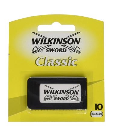 Wilkinson Sword Classic Razor Blades for Men Razors 10 Pcs