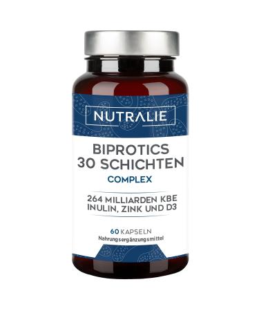 Cultures Complex 30 tribes guaranteed 264 billion KBE per dose |Improves immune system and intestinal flora |Nutralie Biproprex complex 30 tribes 60 capsules
