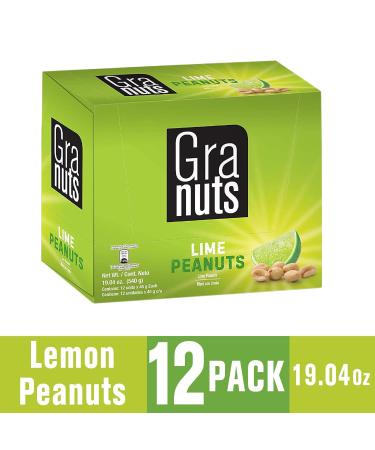 Lime Peanuts - Tangy Lime Flavor Snack | On-the-Go | 1.76 Oz (12 Packs) - Buy Online on GoSupps.com
