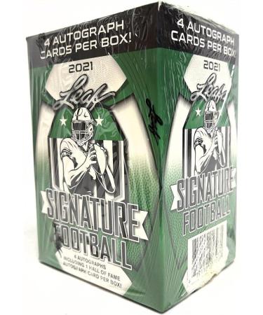 2021 Leaf Signature Football Blaster Box - 4 Autographs - Buy Online on GoSupps.com