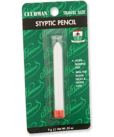 Pinaud Clubman Travel Size Styptic Pencil, 0.33-Ounce (Pack of 12)