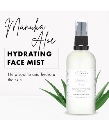 Made by Coopers Manuka Aloe Soothing Face Mist Face Spray Enriched with Manuka Floral Water Pure Aloe Vera and Lavender Floral Water Natural & Cruelty-Free Face Care Product No Parabens 100ml - Buy Online on GoSupps.com