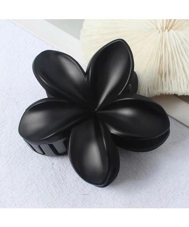 YPKIA 3-Piece Black Tortoise Flower Hair Clip Set - Retro Medium-Sized Accessories for Thick & Thin Hair - Buy Online on GoSupps.com