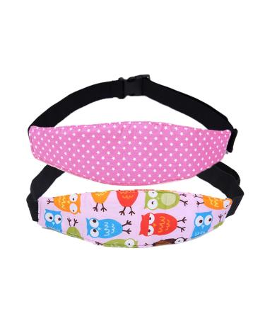 Silence Shopping 2 Pcs Baby Car Seat Neck Relief and Head Support Car Seat Head Band Strap Headrest Stroller Car Seat Sleeping Head Support for Toddler Child Children Kids Infant (Pink) - Buy Online on GoSupps.com