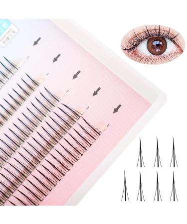 JINGRT Individual Eyelash Extension Supplies - Natural Look Manga Lashes in 8/9/10/11/12mm - Health Fake Wispies for Anime Fairy Bottom Lashes - Black - Buy Online on GoSupps.com