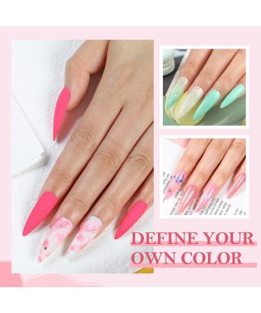 COSCELIA GENNAGEL SET - Complete 8 Colors Gel Nails with 36W UV/LED Lamp | Poly Nail Gel & Cutter | 12PC Starter Set for Stunning Nail Art - Buy Online on GoSupps.com