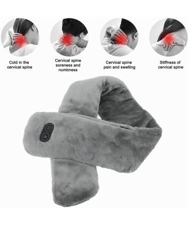 Buy XCELLO Heating Scarf - USB Soft Warm Neck Wrap for Pain Relief & Vibration Massage - Ideal for Adults & Seniors - Buy Online on GoSupps.com