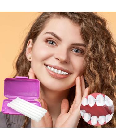 Braces Wax - 50 Strips of Orthodontic Tooth Wax | Protect Your Mouth from Friction | 10 Flavors Available - Buy Online on GoSupps.com