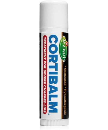 Dr. Dan's Cortibalm: Healing Lip Balm for Dry Cracked Lips - 1 Pack - Men, Women, Children - Buy Online on GoSupps.com