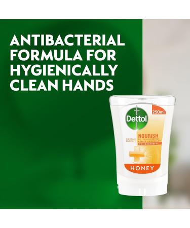 Dettol No-Touch Refill Hand Wash 250 ml - Honey Nourishing Pack of 5 Honey 300 ml (Pack of 5) - Buy Online on GoSupps.com