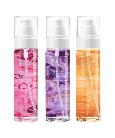 Womens Body Spray Fragrance Mist Gift Set Body Spray for Women Pack of 3 Each 3.4 Fl Oz Total 10.2 Fl Oz Dreams