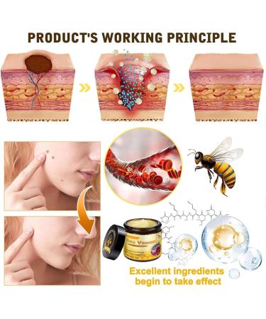 Bee Venom Complex Cream Professional Bee Venom Skin Treatment Cream Punishing & Wrinkle Reducing Deeply Nourishing Natural Moisturizing Cream For All Skin Types 3pcs - Buy Online on GoSupps.com