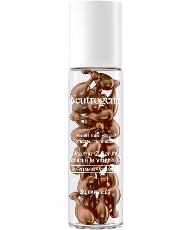 Neutrogena Rapid Tone Repair 20% Vitamin C Serum Capsules for Brightening Dark Spots and Anti-Aging for Fine Lines and wrinkles 30 capsules Serum Capsules - Buy Online on GoSupps.com