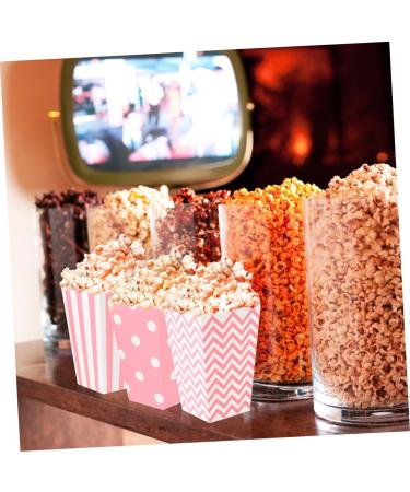 Zerodeko 48pcs Boxes Popcorn Box French Fries Bags French Fries Serving Boxes Popcorn Bucket Movie Popcorn Containers Chocolate Popcorn Party Snack Containers Packing Box Disposable Paper - Buy Online on GoSupps.com