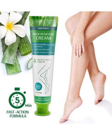 Neomen Hair Removal Cream - Premium Depilatory Formula for Smooth, Painless Hair Removal - Gentle on Skin for Women and Men - Buy Online on GoSupps.com