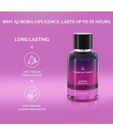 Maison de l'Avenir Aurora Opulence - with notes of Rose Jasmine and Honeycomb - Unisex - Romantic Perfume for Women - Luxury Cologne for Men - Long Lasting - Fine Niche Fragrance - Buy Online on GoSupps.com