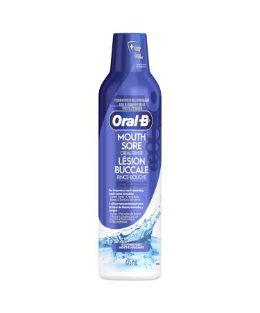 Oral-B Hygienic Mouthwash Mouth Sore Special Care Oral Rinse Neutralizes Bad Breath Soothing Mint 475 mL