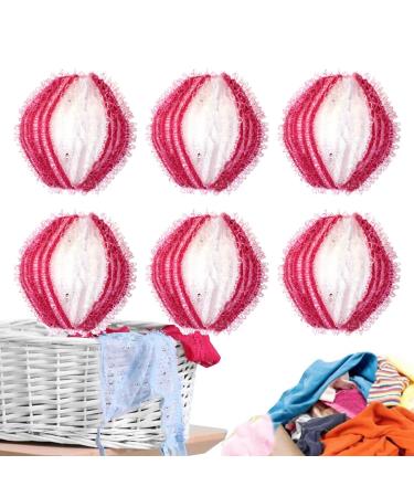 Dryer Balls - Lint Remover Soften Ball for Laundry Dryer | No Fading Dryer Supplies for Speed Up Dry Time Anti Clothing Folds Soften Clothing Fulenyi Red
