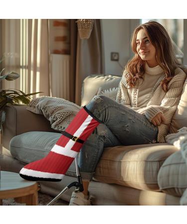 Buy LED Back Christmas Cast Sock Cover - Santa Red Foot Protector for Men & Women | Size L - Holiday Cast Cover - Buy Online on GoSupps.com
