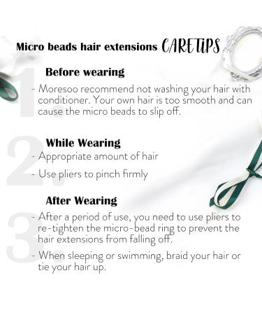 Moresoo Micro Loop Extensions - 45 cm Dark Brown to Golden Brown Real Hair Microring Extensions | Remy Hair 1g/s 50g #2/6/2 & Microring #4/10/16 - Buy Online on GoSupps.com