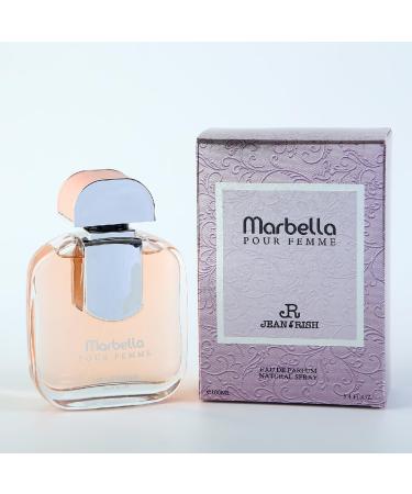 Jean Rish Marbella Eau De Parfum - Perfume for Women (3.4 Fl Oz / 100ml) with Jasmine Vanilla & Black Currant Notes - Long Lasting and Luxury Fragrance - Buy Online on GoSupps.com