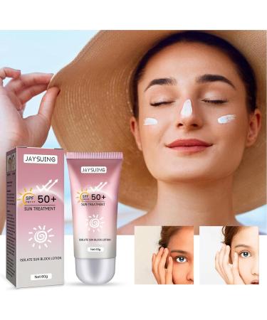 Water Resistant Sunscreen UV Face Cream SPF 50+ PA+++ | Sunscreen UV Insulation SPF 50+ Water Resistant Travel Sunscreen Size 60g Face Moisturizing Sunscreen Oil Free Gimocool - Buy Online on GoSupps.com