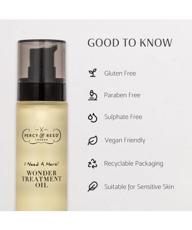 Buy Percy & Reed I Need a Hero! Wonder Treatment Oil 50ml - Premium Hair Oil for Nourishment | International Shipping - Buy Online on GoSupps.com