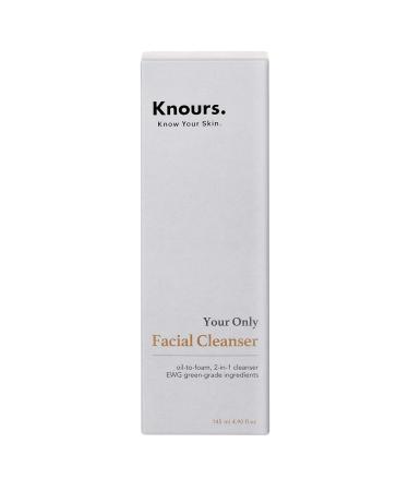 Buy Knours 2-in-1 Oil-to-Foam Facial Cleanser | Gentle Makeup Remover with Honey & Plant Oils | Non-Drying Clean Beauty (145ml - Buy Online on GoSupps.com