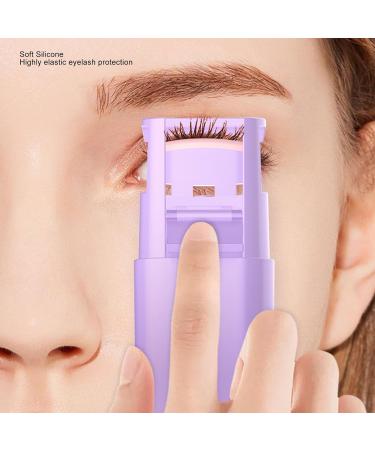 Heated Eyelash Curlers Electric Heated Eyelash Curler 8S Quick Heat Up Handheld Eyelash Heated Curler 3 Levels Temp Settings Eyelash Curler for Makeup Purple - Buy Online on GoSupps.com