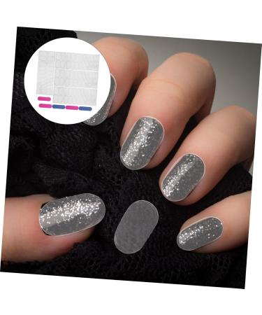 Beatifufu 5 Sheets Nail Stickers Nail Polish Stickers French Manicure Strips Gel Nail Kit French Manicure Nail Wraps Gel Stickers for Nails Gel Nail Sticker French Nail Sticker Clear Nail - Buy Online on GoSupps.com