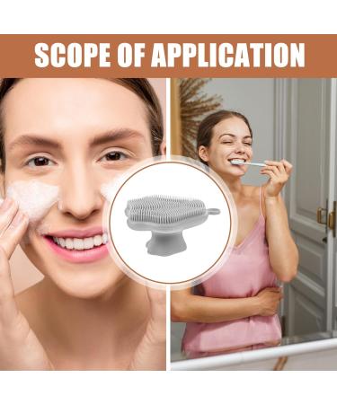 Beavorty Face Brush Face Scrubber Brush Face Exfoliation Brush Female Facial Brush Shower Body Scrubber Silicone Face Scrubber Silicone Brush Face Exfoliator Clean Man Silica Gel Bath Brush - Buy Online on GoSupps.com