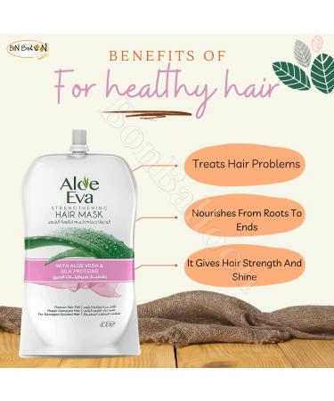 Aloe Eva Hair Mask Pouch - Deep Conditioning & Repair (8.81 oz / 250 gm) - Buy Online on GoSupps.com