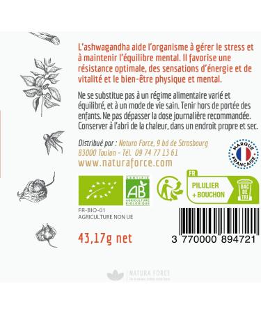 Ashwagandha Organic KSM-66 Vegetable Capsules - Improves Sleep Quality Helps Reduce Stress and Anxiety - Pure Ashwagandha Root Extract - 90 Capsules - Buy Online on GoSupps.com